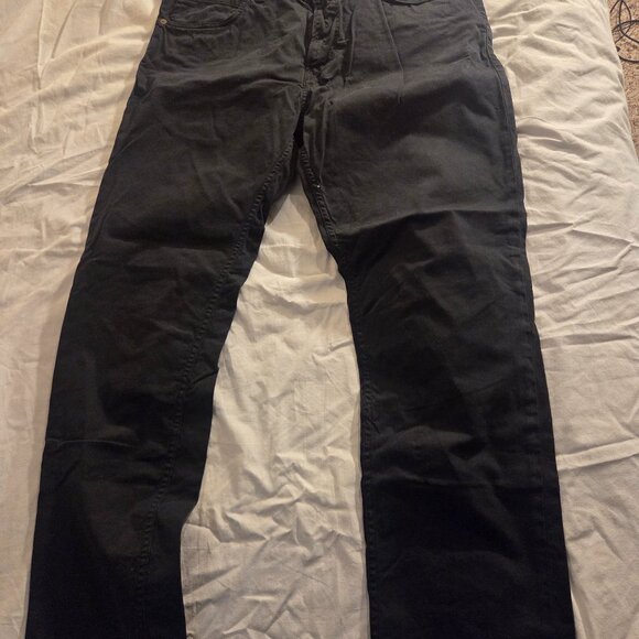 Billy Reid Selvedge Jeans Mens 34x30 Black Straight Fit Denim - Picture 2 of 7